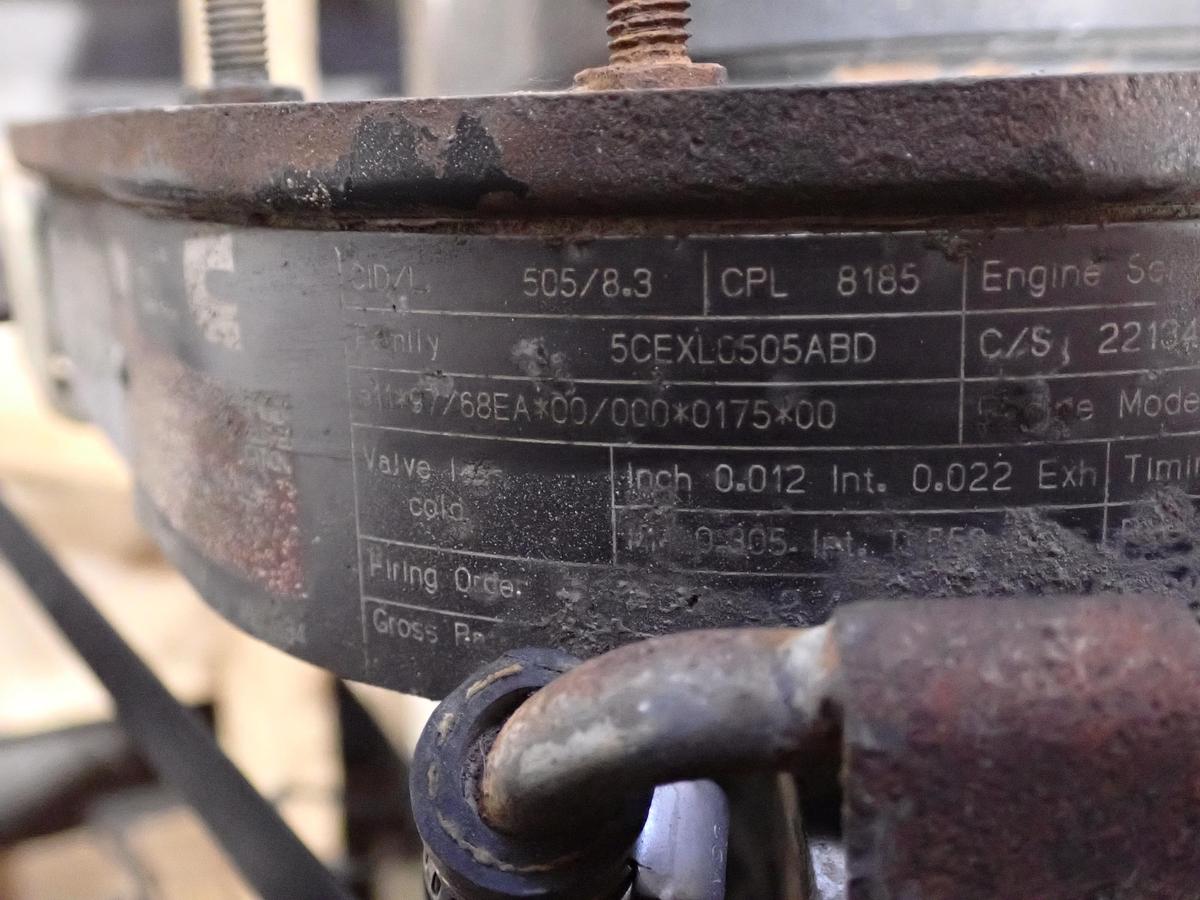 Used 2005 Cummins 6CTA 8.3 Diesel Engine CPL 8185