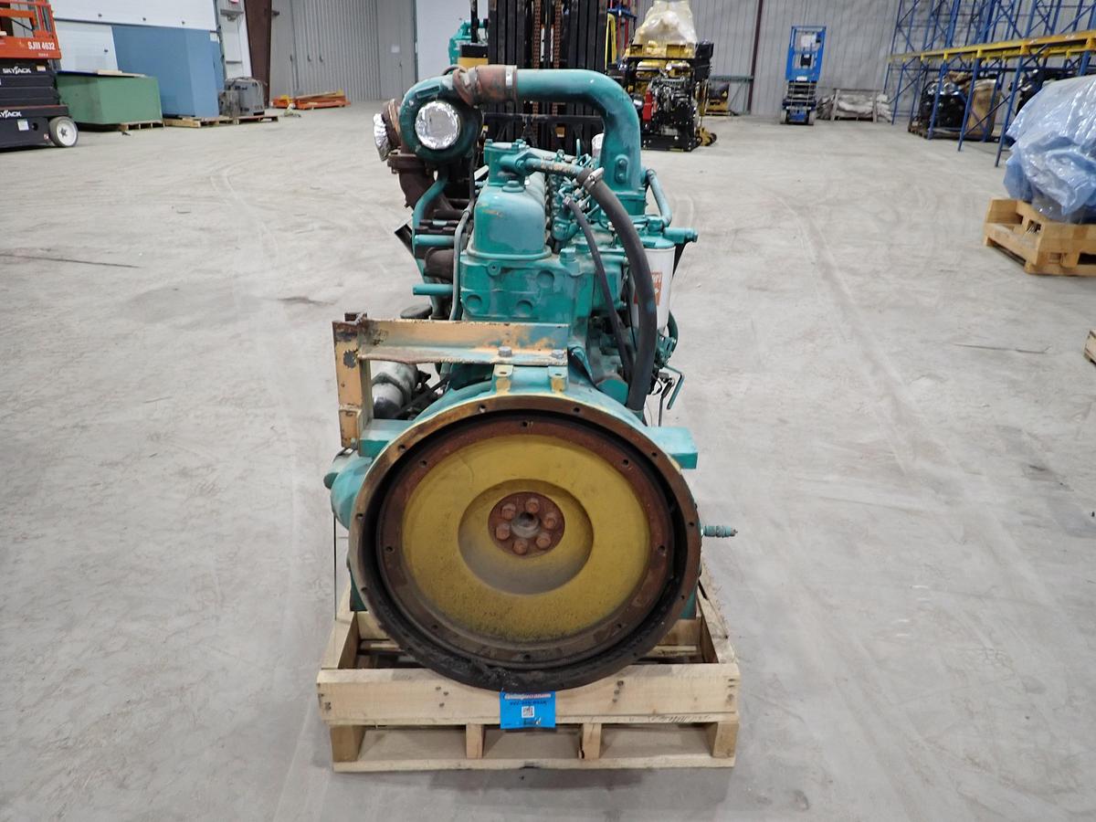 Used Komatsu S6D105-1 Turbo Diesel Engine LOW HOURS! Onan 0665T