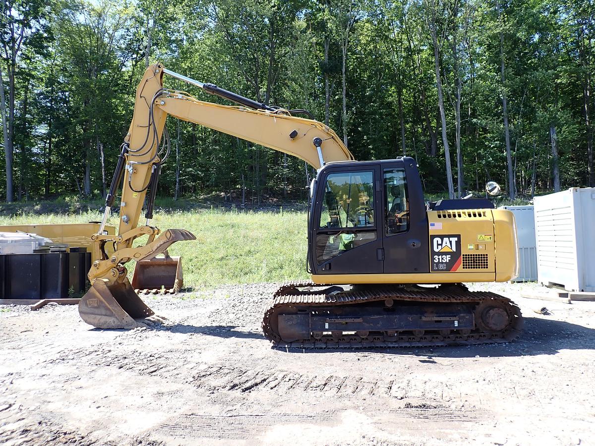 Used 2018 CAT 313FL GC Excavator HYDRAULIC THUMB