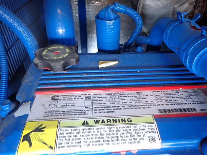 Used 2020 Thompson 18JSCK 18" Water Pump 343 HOURS Cummins