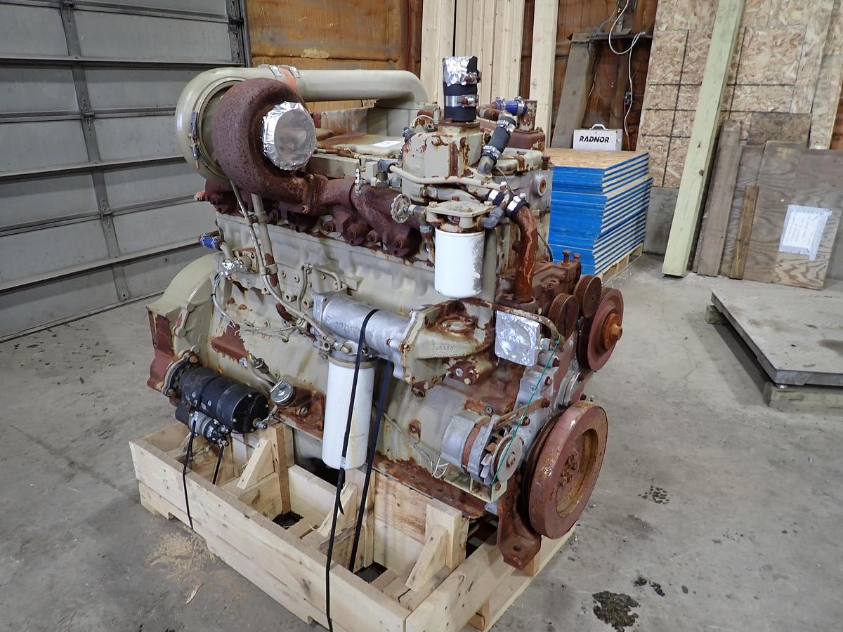 Used 1990 Cummins NTA855 G2 Diesel Engine 465 HP