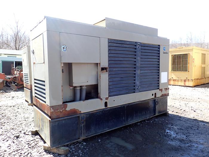 Used 1990 Cummins NT855-G6 250 KW Generator 1168 HOURS!