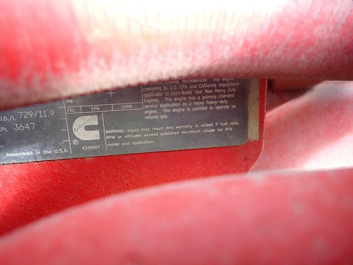 Used 2014 Cummins ISX12 G 400 Gas Engine COMPLETE TAKEOUT! Truck ISX 12 ISX12G