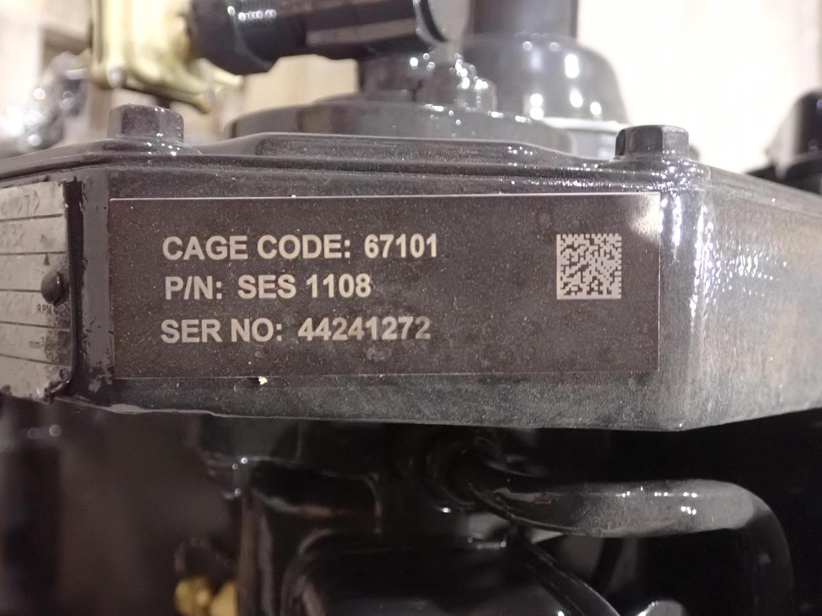 Used 1988 Cummins 4B 3.9 Diesel Engine GOVERNMENT REMAN!