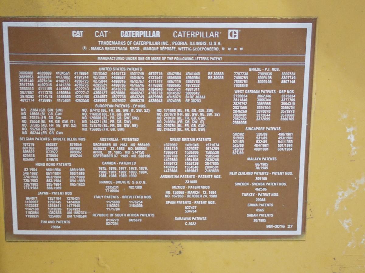 Used 1993 CAT 3176 Diesel Engine 4P-9741 350 HP Truck
