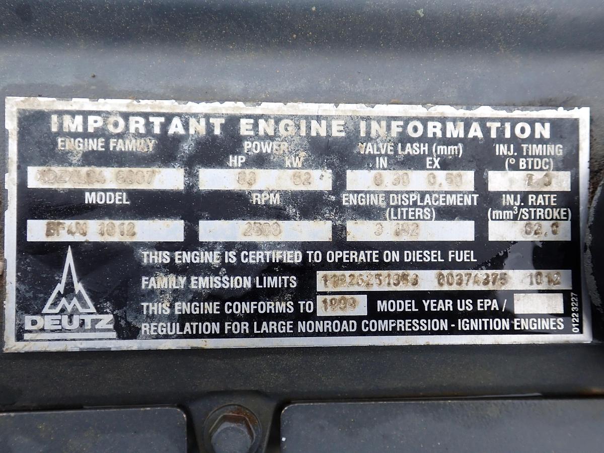 Used 1999 DEUTZ BF4M1012 Turbo Diesel Engine