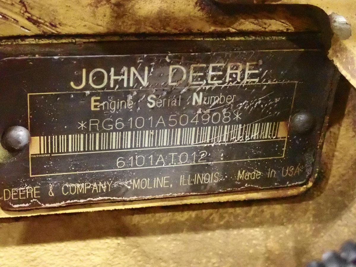 Used John Deere 6101AT012 Diesel Engine