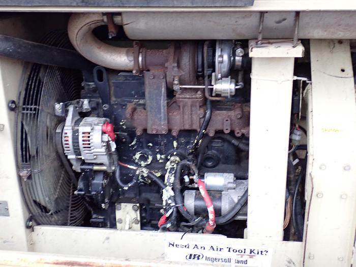 Used 2006 Ingersoll Rand XP185WIR 185 CFM Air Compressor w/ SANDBLASTER