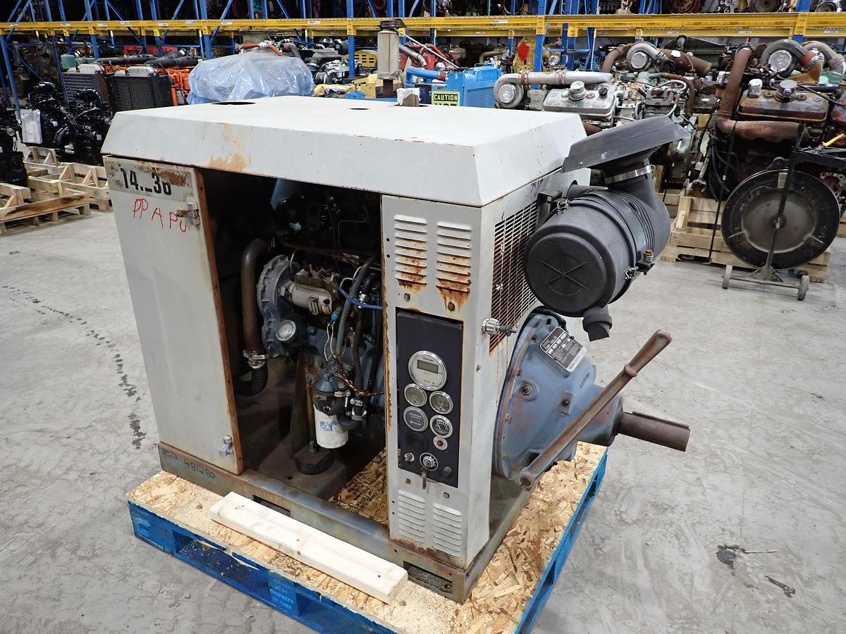 Used Perkins T4.236 Diesel Engine POWER UNIT w/ PTO CLUTCH