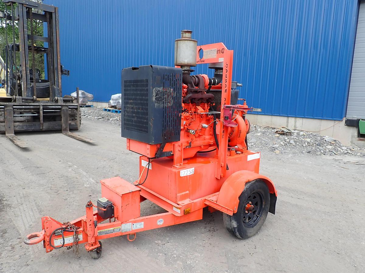 Used 2014 Godwin CD150M 6" Water Pump JOHN DEERE DIESEL