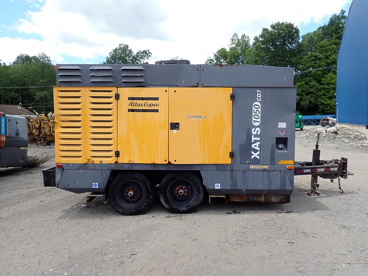 Used 2013 Atlas Copco XATS1050 CD7 1050 CFM Air Compressor