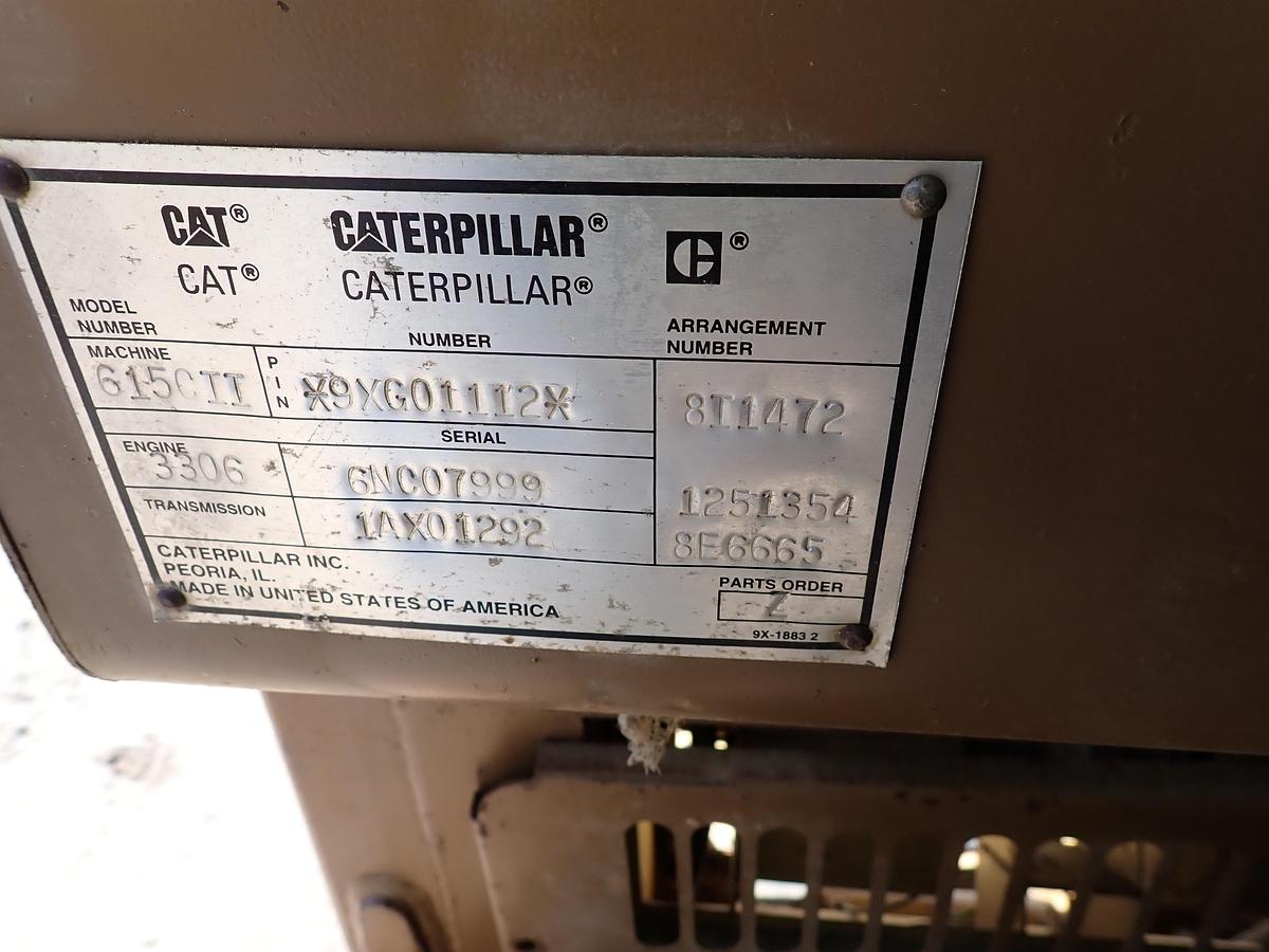 Used 1998 CAT 615C II Elevating Scraper