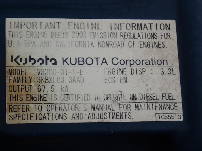 Used Kubota V3300-DI-T-EU2 Diesel Engine BOBCAT T300