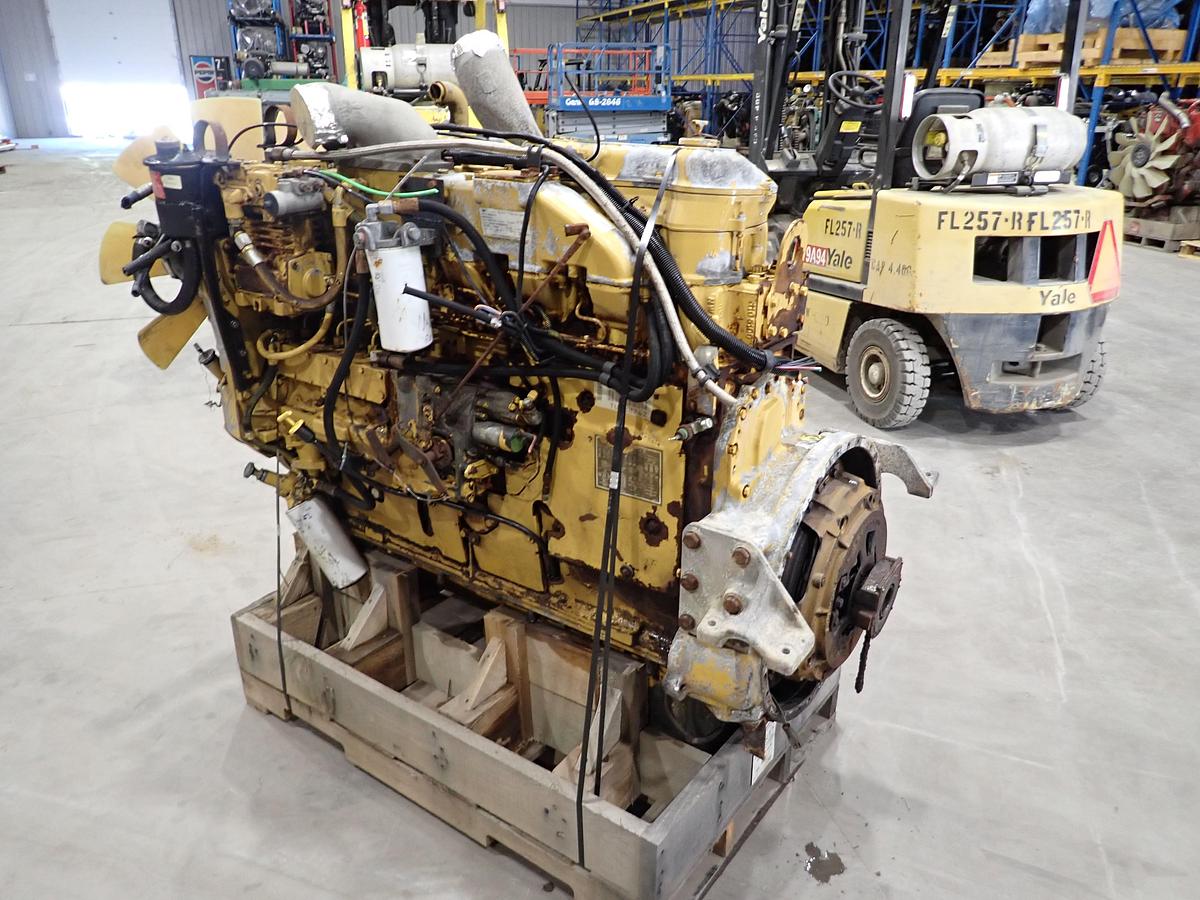 Used 1996 Caterpillar 3406C Turbo Diesel Engine AR # 118-5177