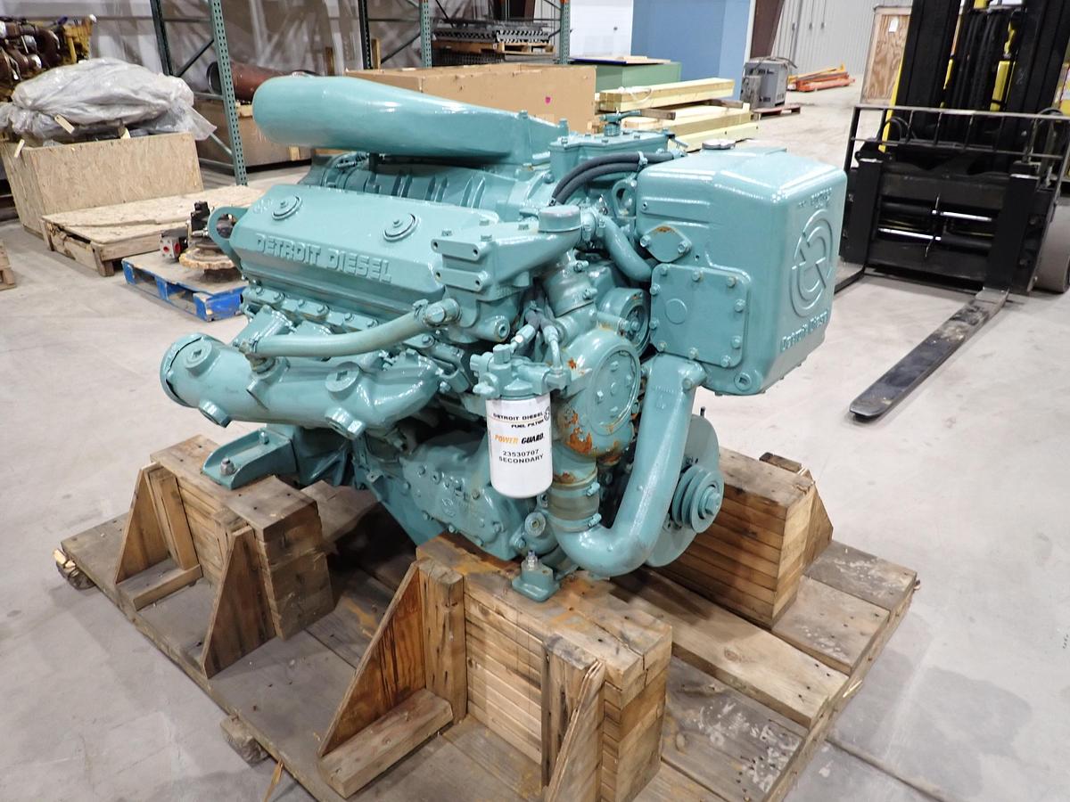 Detroit Diesel 8V92 Marine Diesel Engine GOV'T SURPLUS REBUILT
