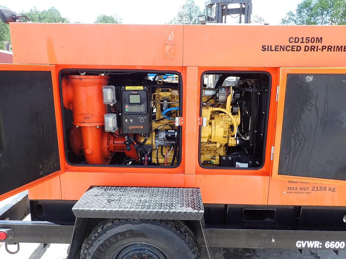 Used 2015 Godwin CD150M 6" Critical/Quiet Enclosure Water Pump