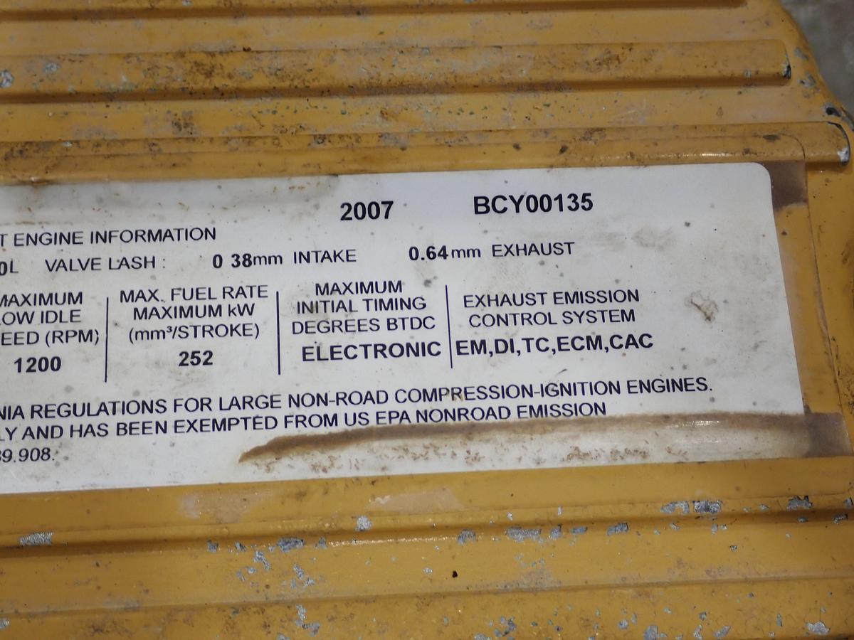 Used 2007 CAT C12 Industrial Diesel Engine LOW HOURS! 