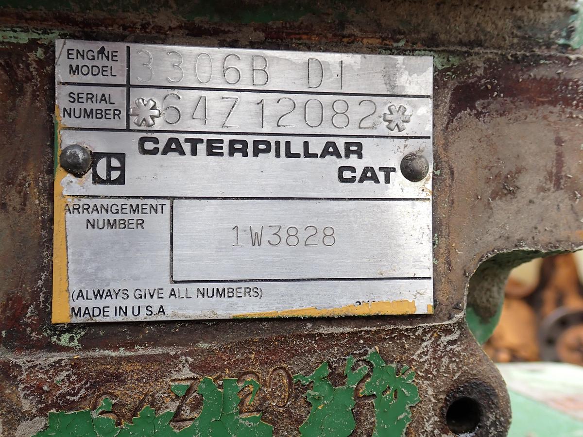 Used 1991 CAT 3306 DI Diesel Engine A/R 1W-3828