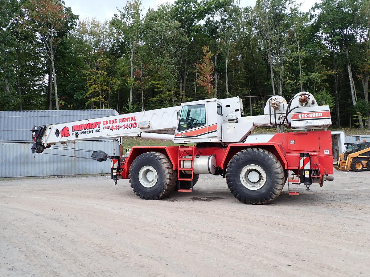Used 1997 Link-Belt RTC-8060 60 Ton Rough Terrain Crane