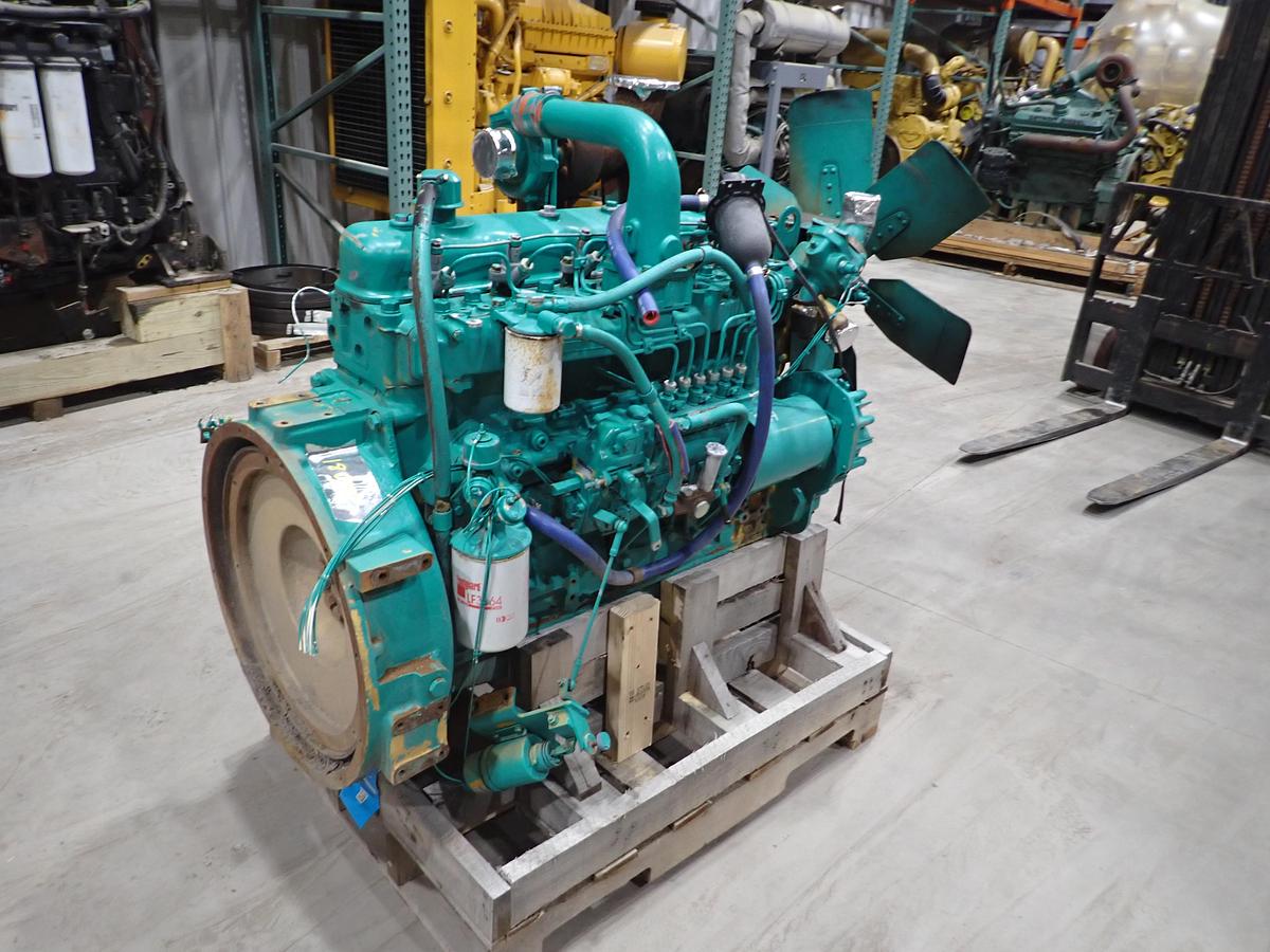 Used Komatsu S6D110-1 Turbo Diesel Engine 1195 HOURS!