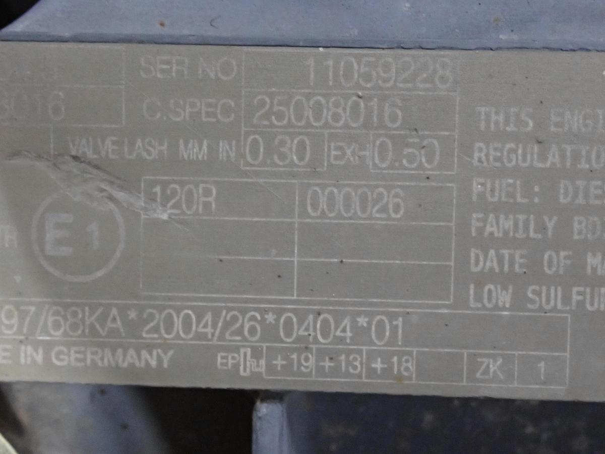 Used 2011 Deutz D2011 L03I Diesel Engine POWER UNIT w/ PTO Clutch