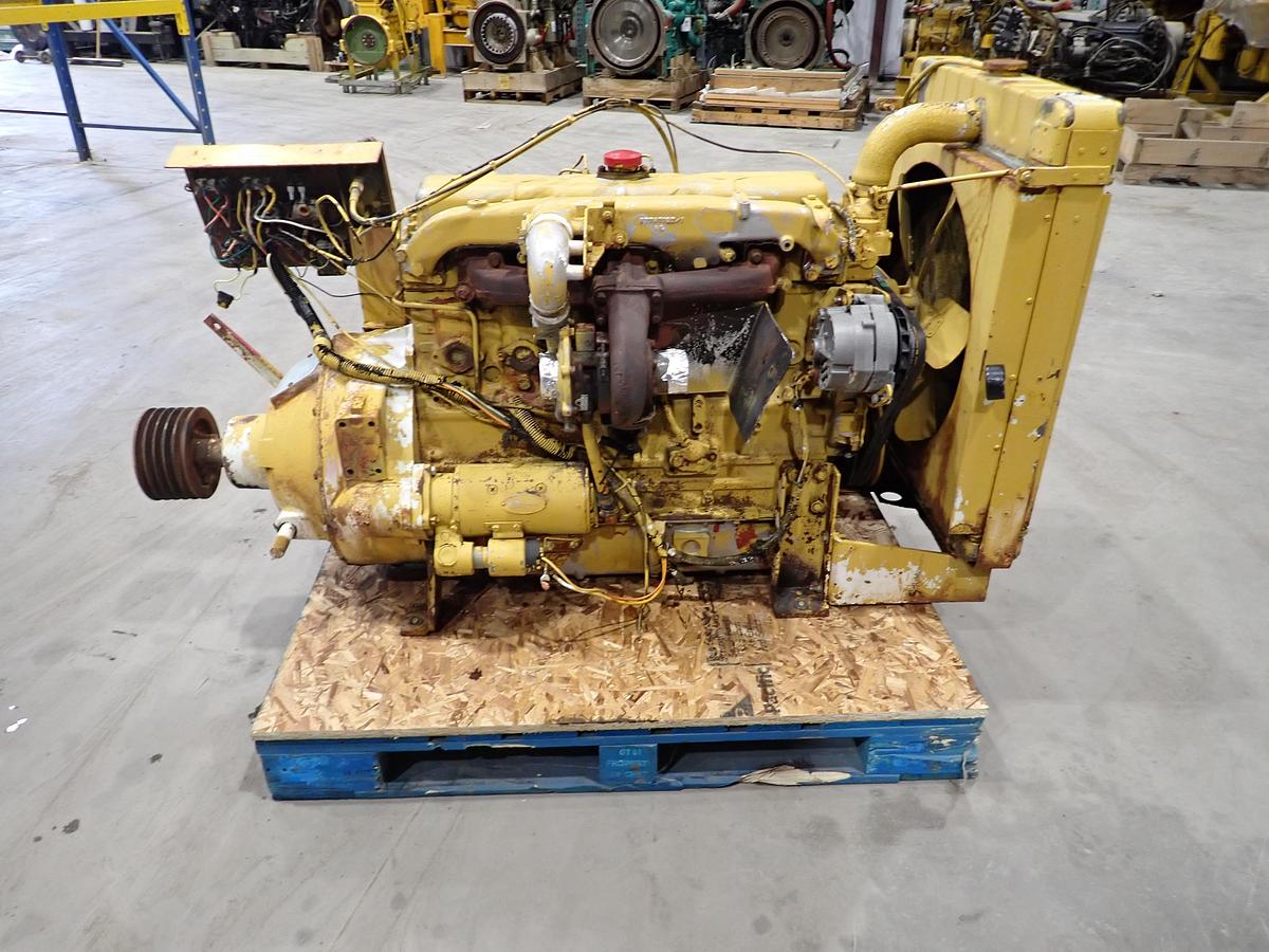 Used Perkins T6.354 Turbo Diesel Engine POWER UNIT w/ PTO Clutch