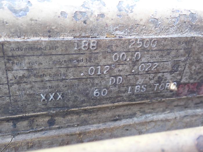 Used 1978 Cummins V-555 C230 Diesel Engine V8