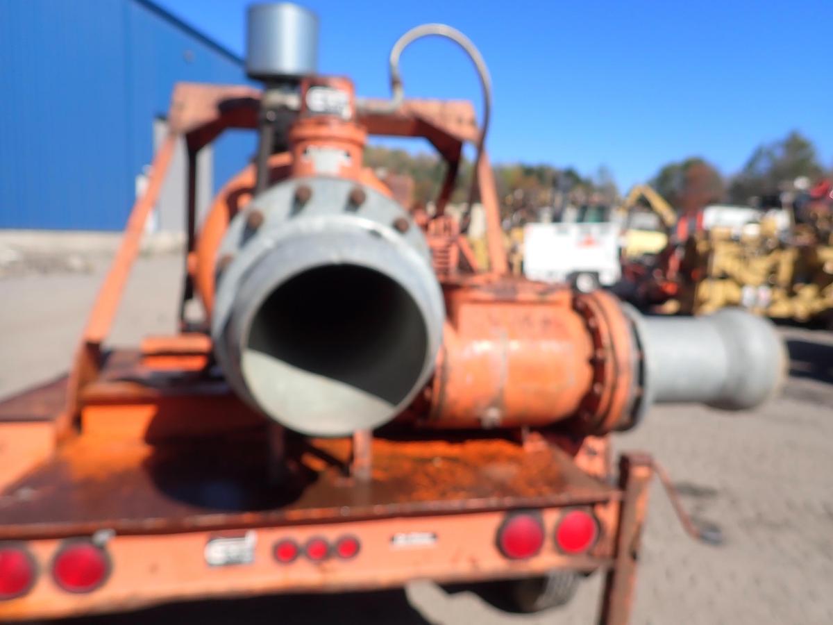 Used Godwin DPC300 12" Water Pump TRAILER MOUNTED