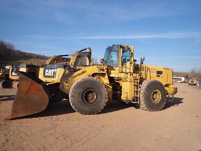 Used 2006 Kawasaki 95ZV Wheel Loader RUNS STRONG! Cummins Diesel JAKE BRAKE 95Z V