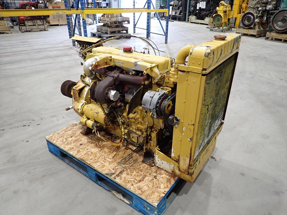 Used Perkins T6.354 Turbo Diesel Engine POWER UNIT w/ PTO Clutch
