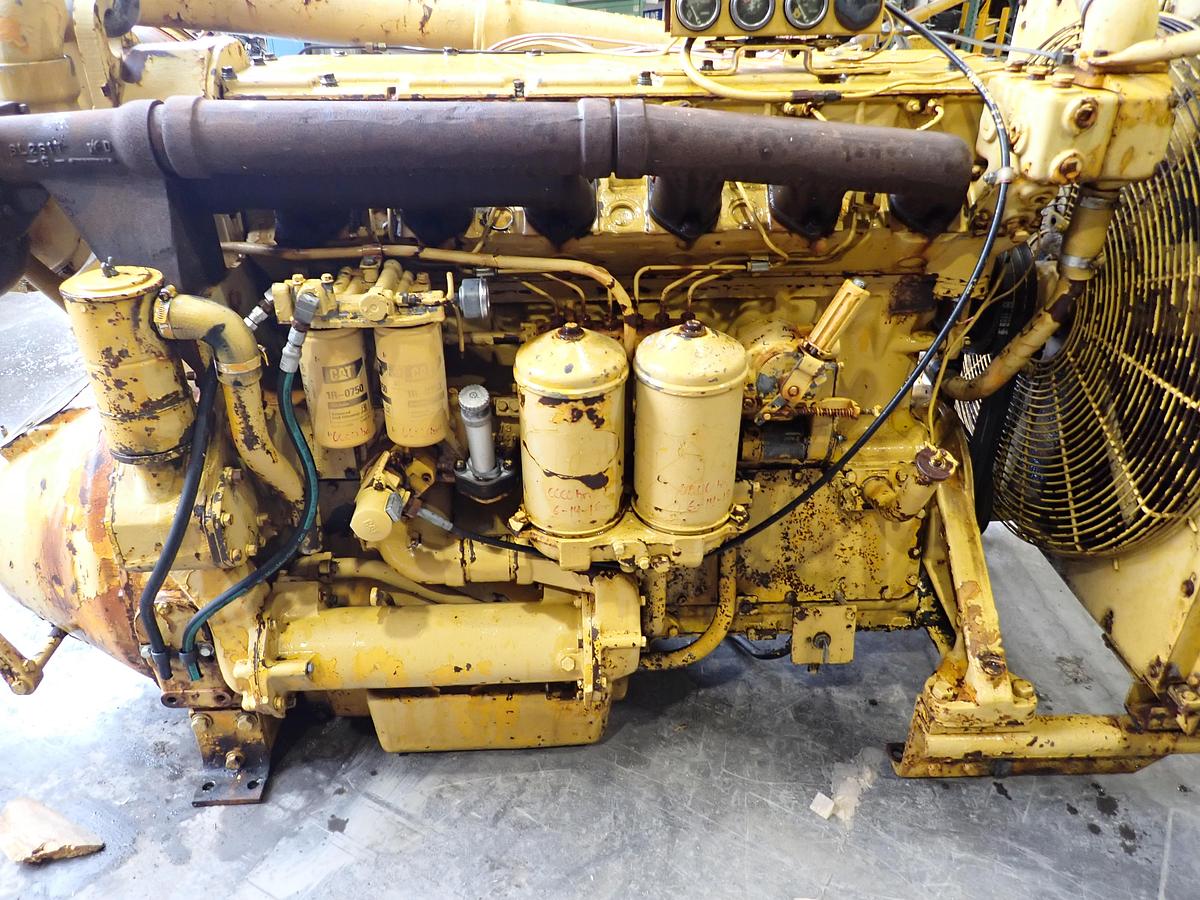 Used CAT D343 Diesel Engine POWER UNIT w/ PTO CLUTCH