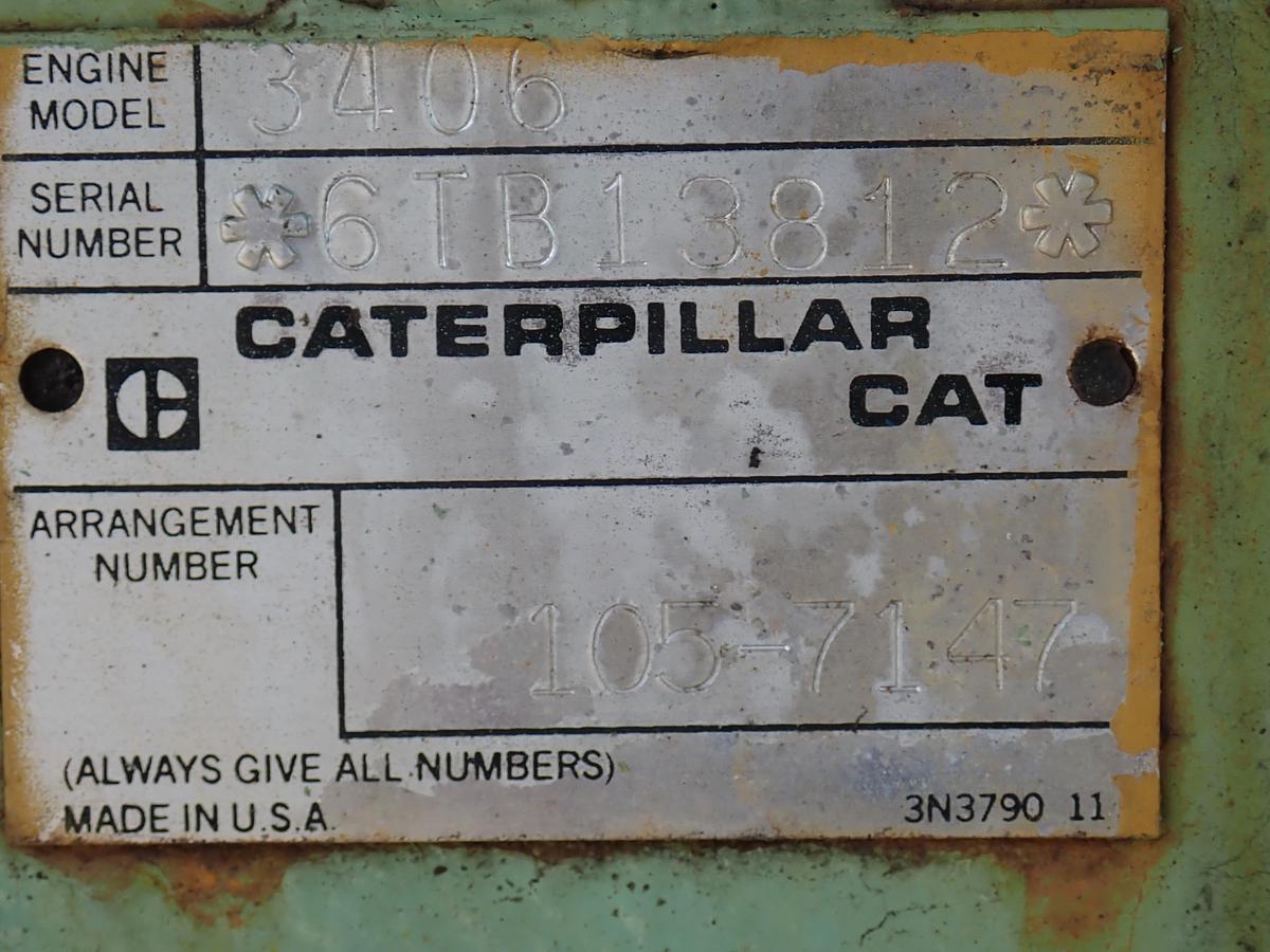 Used 1994 CAT 3406C DITA Diesel Engine TAKEOUT 440 HP