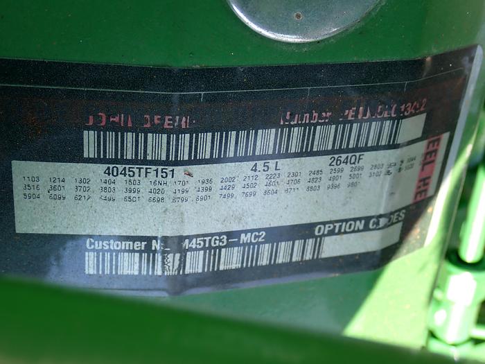 Used 2019 John Deere 4045TF151