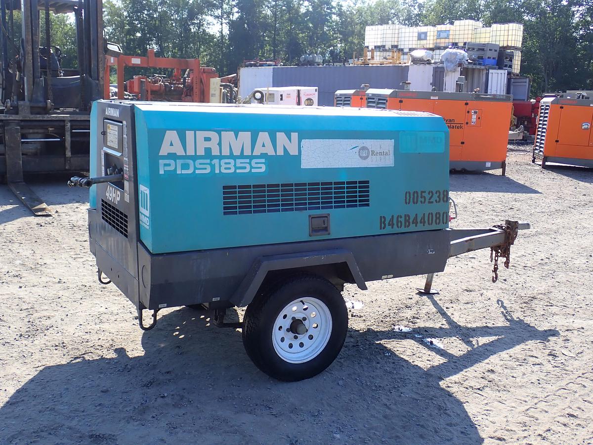 Used 2008 Airman PDS185S 185 CFM Air Compressor