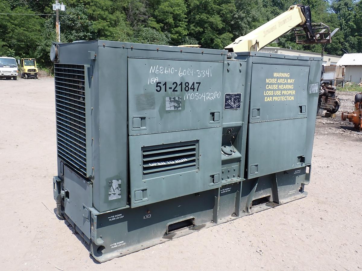 Used 1990 Libby MEP007B 100 KW Diesel Generator GOV'T SURPLUS