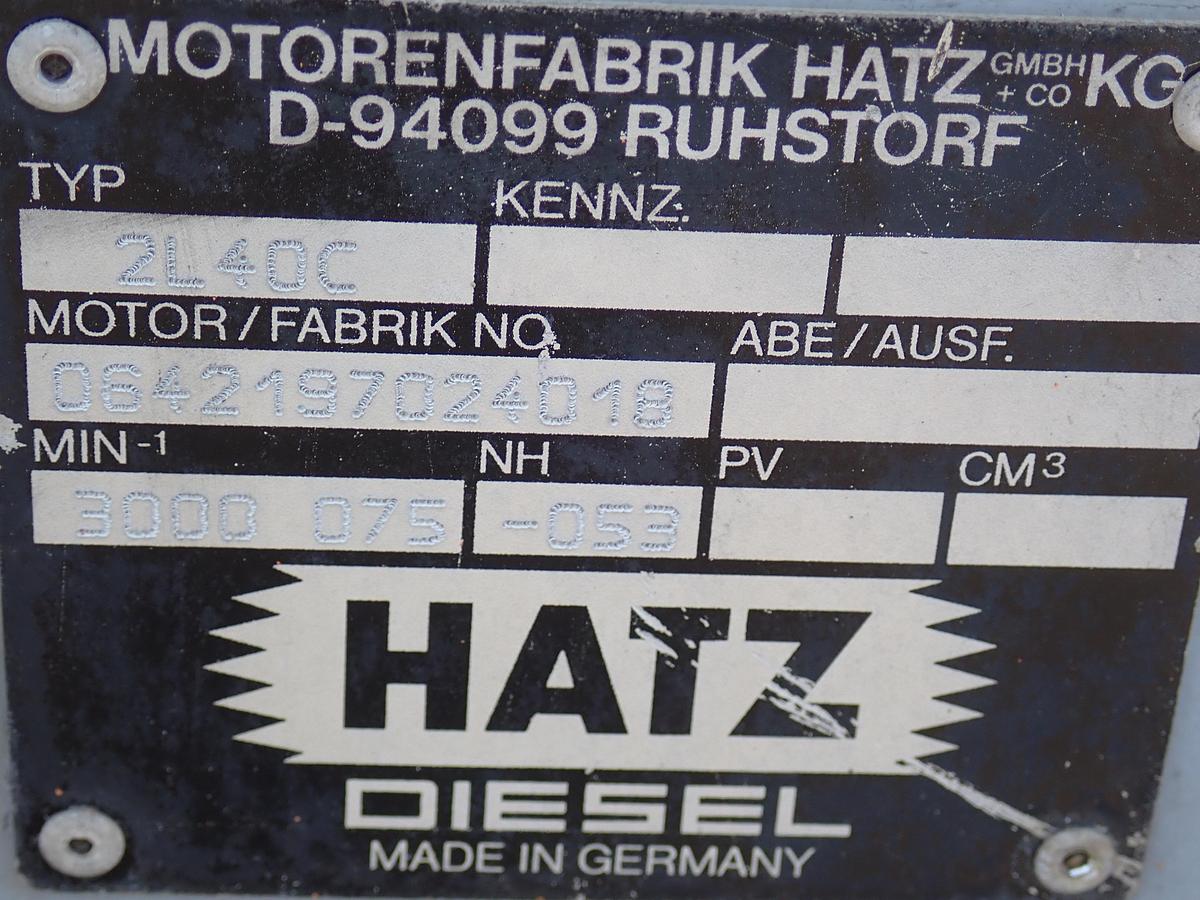 Used Hatz 2L40C Diesel Engine