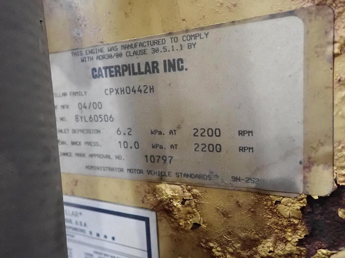 Used 2000 CAT 3126B Diesel Engine LOW MILES 250 HP