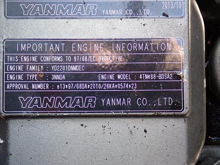 Used Yanmar 4TNV88-BDSA2 Diesel Engine