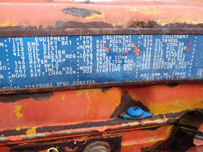 Used Detroit Diesel 4-53N Engine 5043-5001