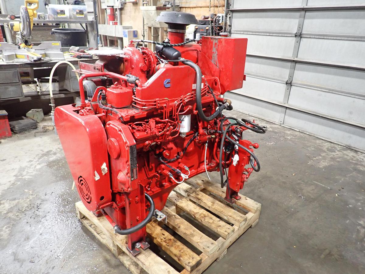 Used 1989 Cummins 6BTA 5.9 Diesel Engine LOW HOUR FIRE PUMP CPL 1165