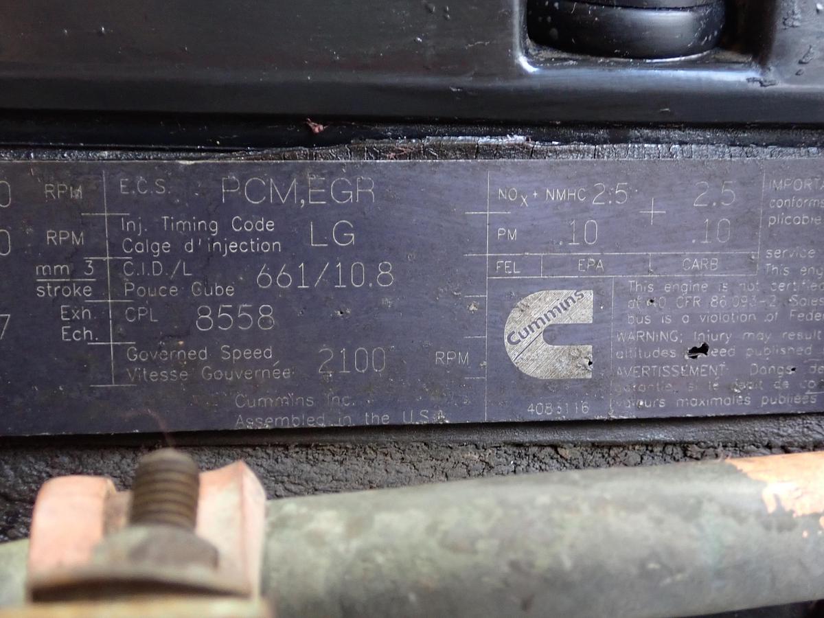 Used 2005 Cummins ISM 425V Diesel Engine CPL 8558