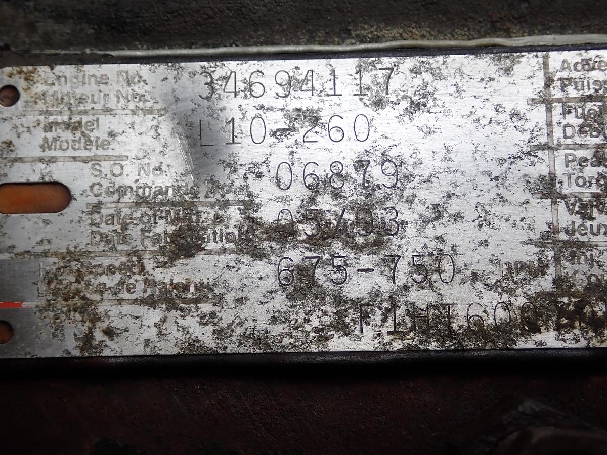 Used 1993 Cummins L10-260 Diesel Engine JAKE BRAKES