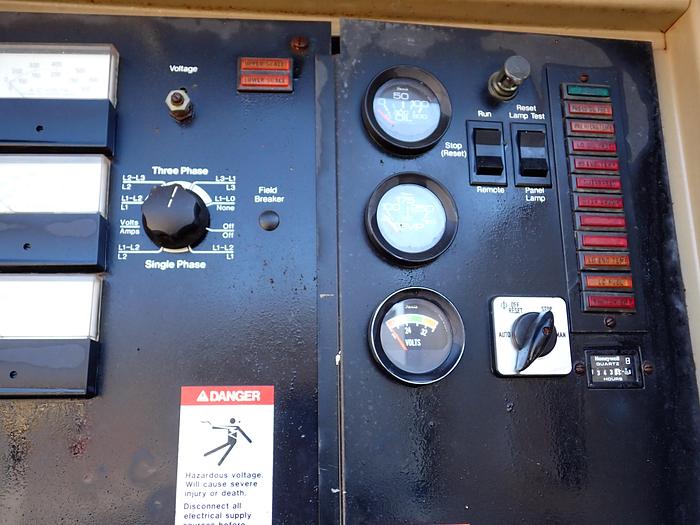 Used 1990 Cummins NT855-G6 250 KW Generator 1544 HOURS