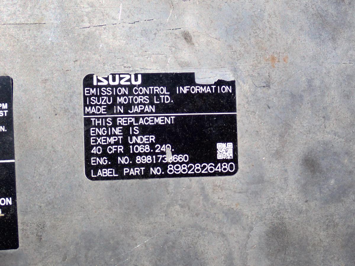Used 2011 Isuzu 4HK1-TC Diesel Engine