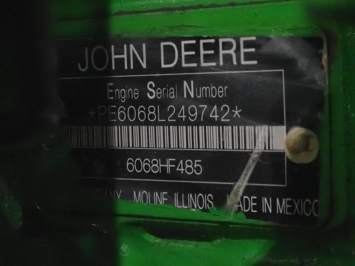 Used 2014 John Deere 6068HF485 Diesel Engine 509 HOURS!