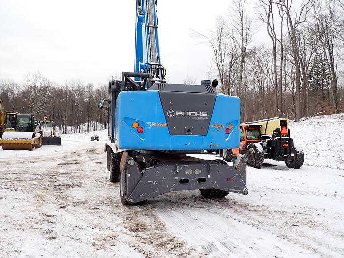 Used 2019 Fuchs MHL340 Material Handler w/ Anvil Rotating Grapple