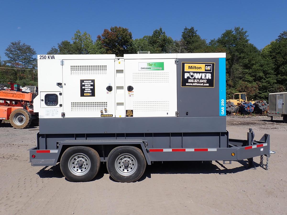 2024 Atlas Copco QAS250 Generator Set UNUSED FACTORY WARRANTY!