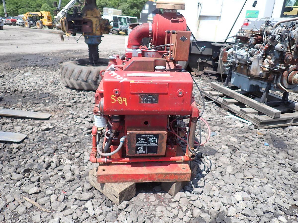 Used 1986 Patterson 8x6 YR Diesel Fire Pump CUMMINS V504 818 HOURS