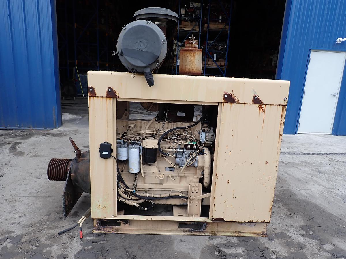 Used 2005 John Deere 6081HF070 Diesel Engine POWER UNIT w/ PTO CLUTCH