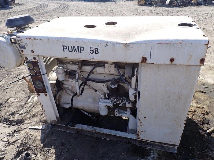 Used John Deere 6068TF150 Turbo Diesel Engine POWER UNIT! VIDEO! PTO CLUTCH! 6068T